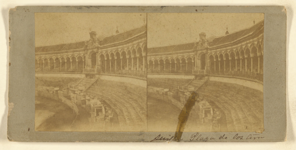 Luis Leon Masson:[Sevilla, Plaza de los toros], Poster Print Wall Art