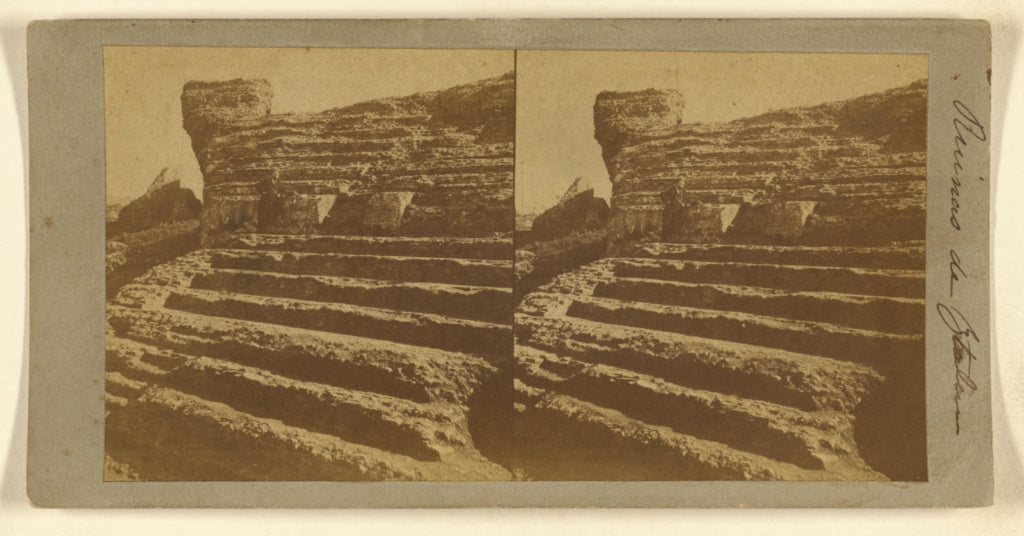 Luis Leon Masson:[Ruines de Italica], Poster Print Wall Art