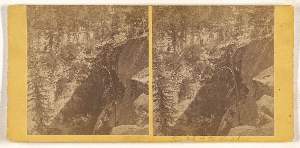 Unknown:[The Top of the Ladder, Yosemite (?)],16x12"(A3)Poster