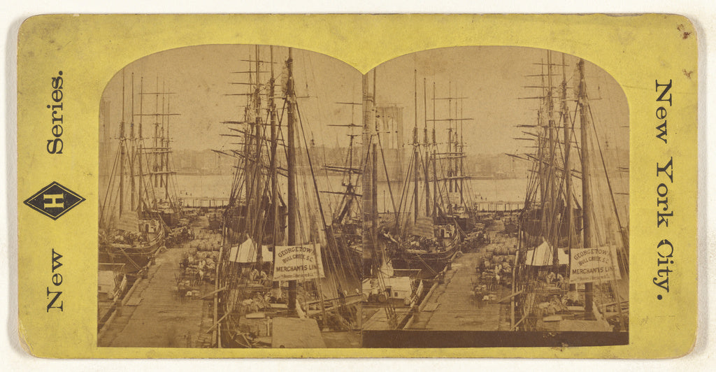 Unknown maker, American:[Dock Scene, Georgetown, Bull Creek,, Poster Print Wall Art