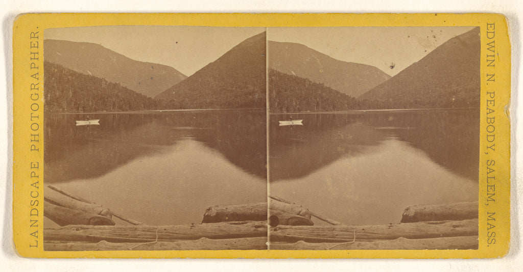 Edwin N. Peabody:[Lake view, either White or Franconia Mount, Poster Print Wall Art