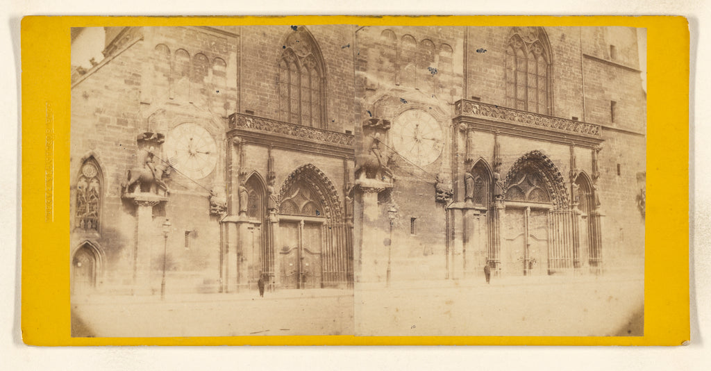 Jakob Höflinger:[Cathedral at Basel, Switzerland], Poster Print Wall Art