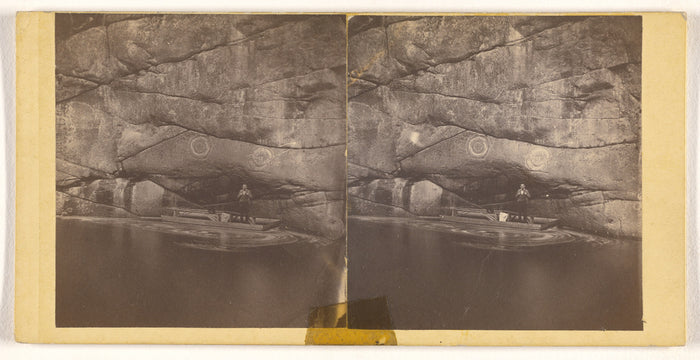 John P. SouleAttributed to:[Man standing in raft on lake wit,16x12