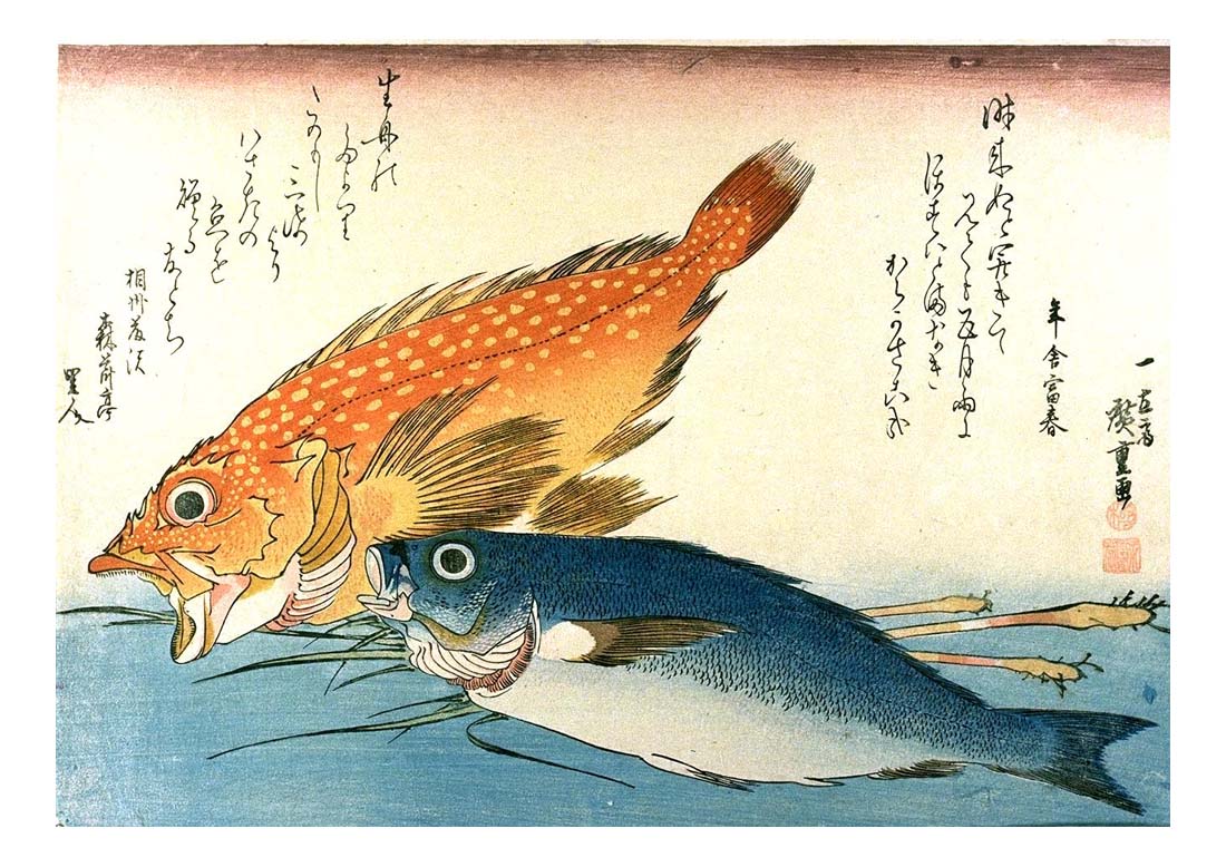 087b, historic, vintage ukiyo-e Japan artwork,12x8"(A4) Poster Print
