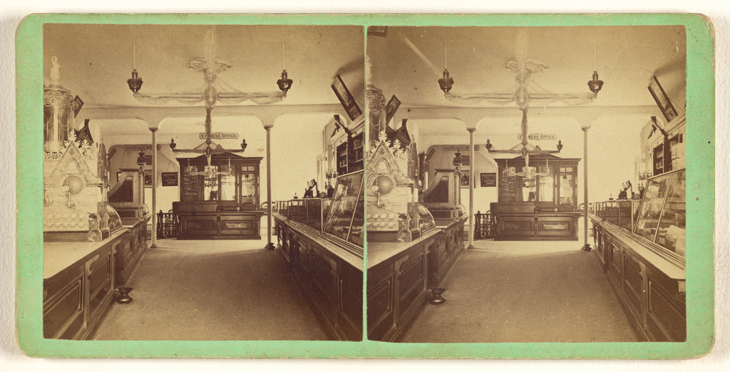 Preston William Taft:[Interior of an express/insurance offic, Poster Print Wall Art