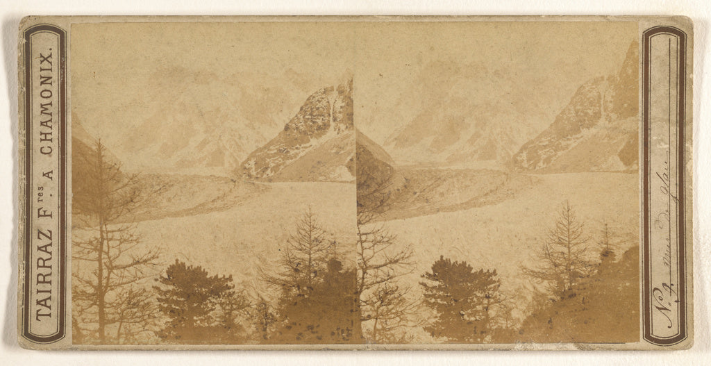 Tairraz Frères:[Mer de glace, Chamonix], Poster Print Wall Art