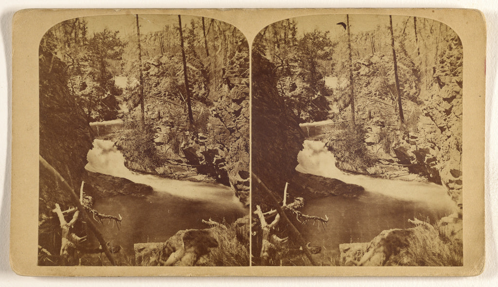C.W. Talbot:[Ingersoll's Falls, Twin lakes, Colorado], Poster Print Wall Art