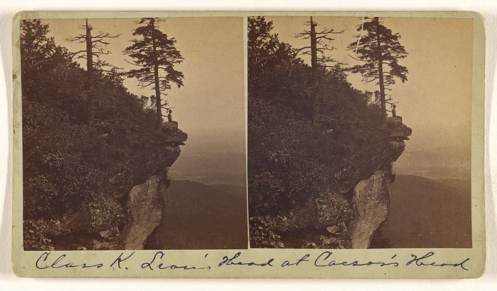 Nat. W. Taylor:[Lion's Head at Caesar's Head, North Carolina, Poster Print Wall Art