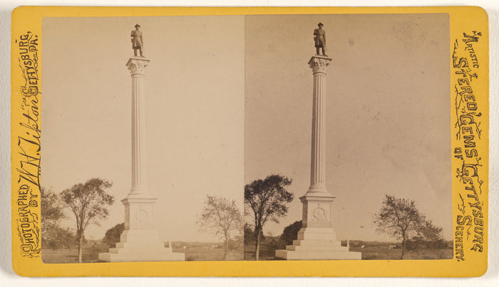 William H. Tipton:[Stannard Vermont Brigade Monument at Gett,16x12