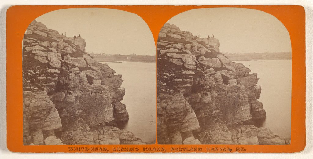 Simon Towle:White-Head, Cushing Island, Portland Harbor, Me., Poster Print Wall Art