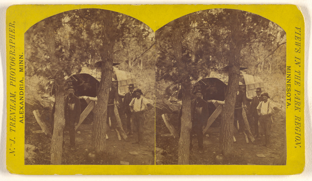 Newton J. Trenham:[Roasting the ox at the Soldiers' Encampme, Poster Print Wall Art