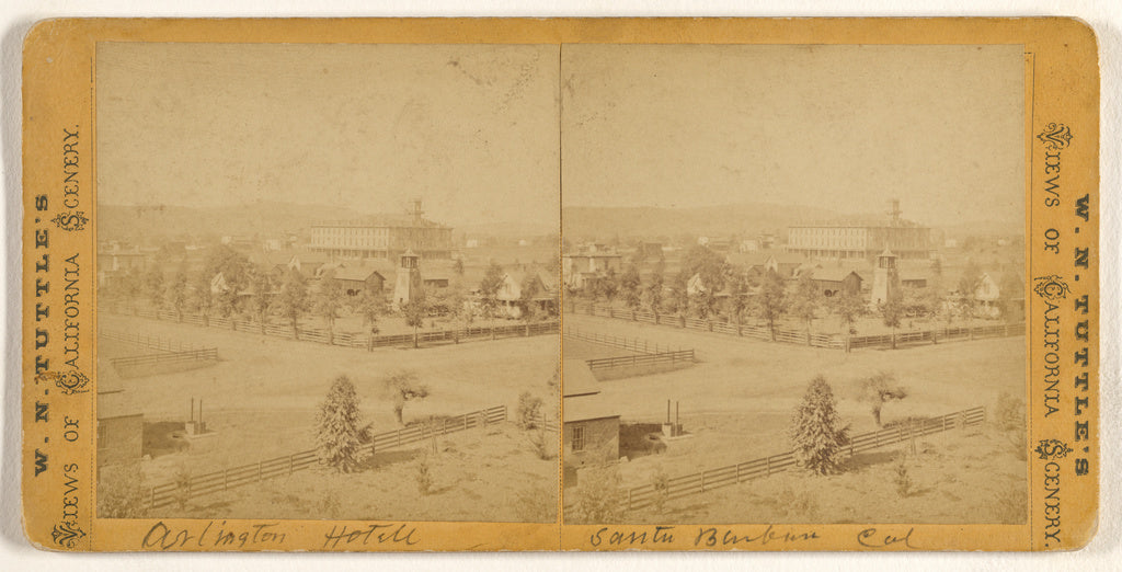 W.N. Tuttle:[Arlington Hotel, Santa Barbara, California], Poster Print Wall Art