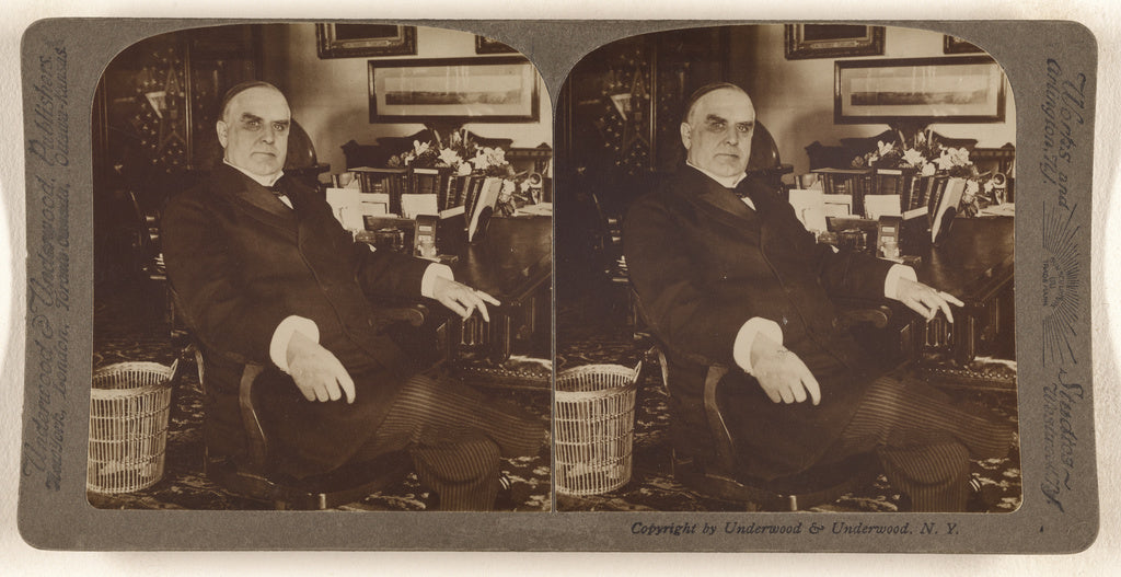 Underwood & Underwood:[President McKinley, seated],16x12"(A3)Poster