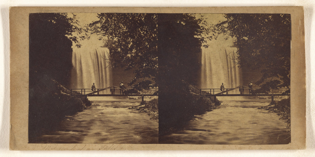 B. F. Upton:[Minnehaha Falls], Poster Print Wall Art