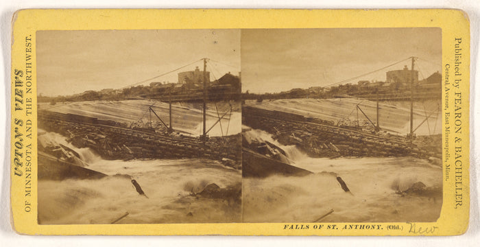 B. F. Upton:Falls of St. Anthony. (Old.),16x12