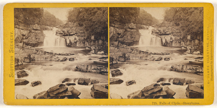 James Valentine:Falls of Clyde - Stonybyres.,16x12