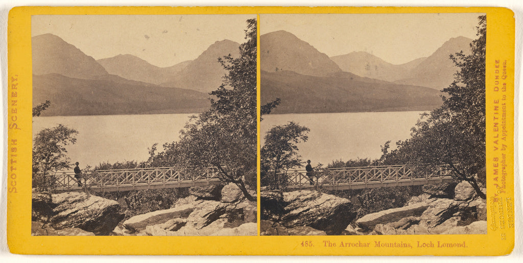 James Valentine:The Arrochar Mountains, Loch Lomond., Poster Print Wall Art