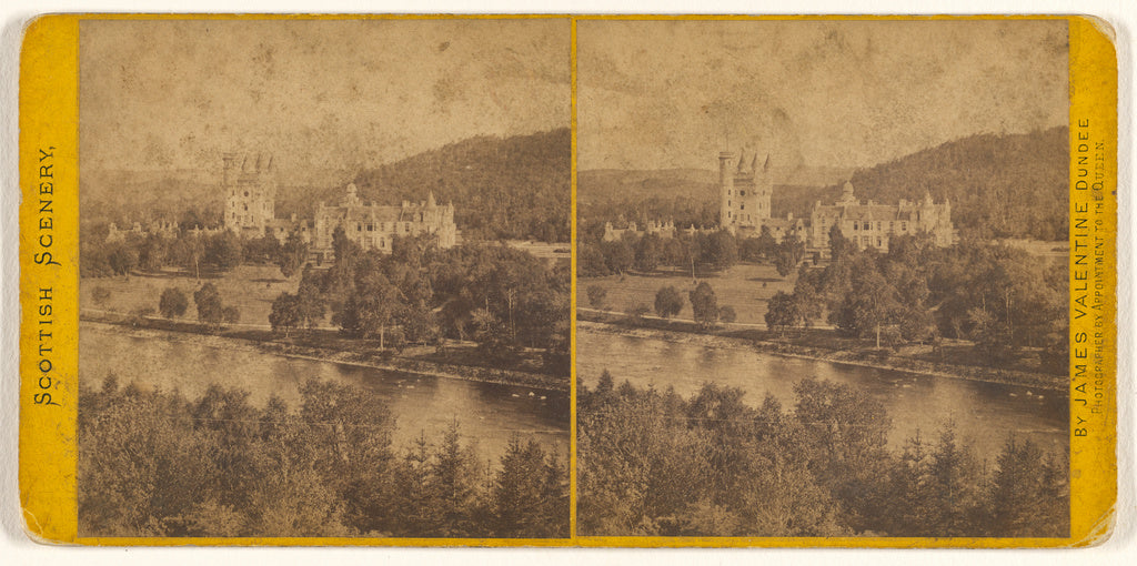 James Valentine:Balmoral Castle from North West of River.,16x12"(A3)Poster