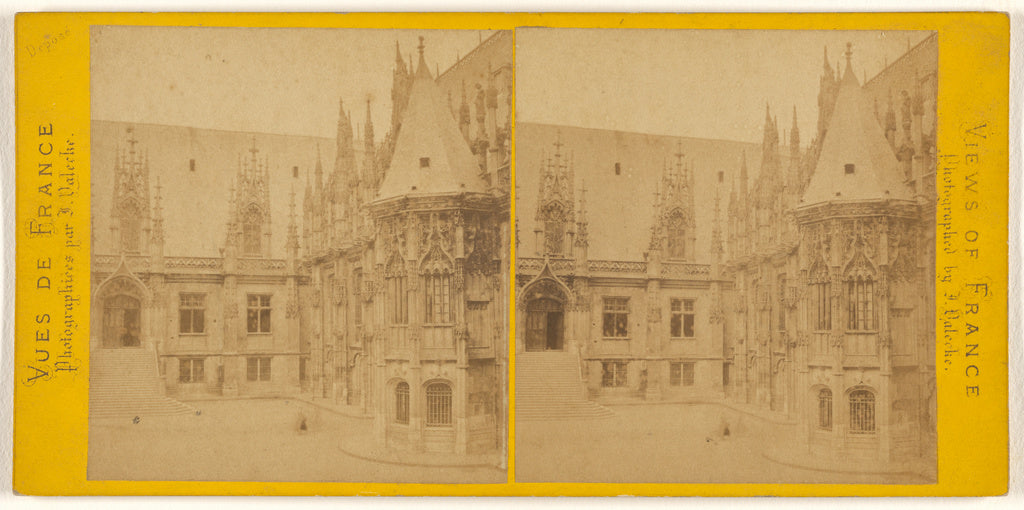 Jules Valecke:Rouen. La palais de Justice.,16x12"(A3)Poster