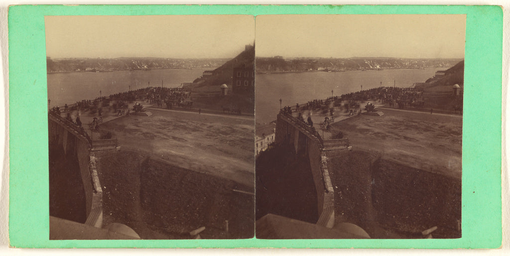 L.P. Vallée:Quebec. Durham Terrace., Poster Print Wall Art
