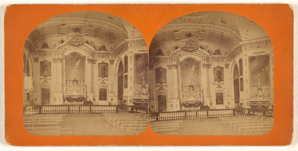 L.P. Vallée:[Interior of a church, Quebec, Canada],16x12"(A3)Poster