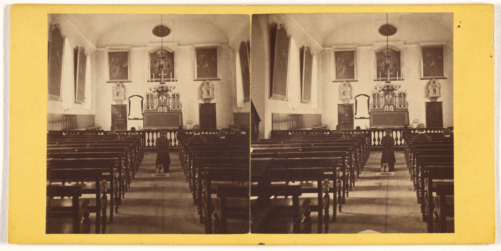 L.P. Vallée:[Seminary Chapele], Poster Print Wall Art