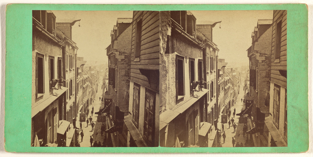 L.P. Vallée:[Champlain Street, Quebec],16x12"(A3)Poster