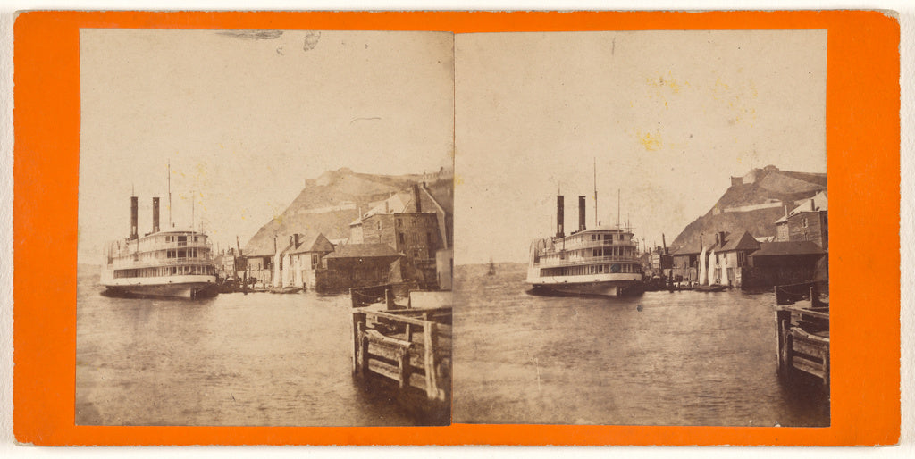 L.P. Vallée:[Citadel, Montreal Boat], Poster Print Wall Art