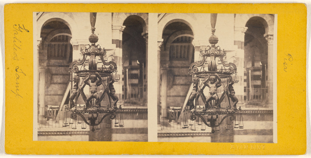 Enrico Van Lint:[Pisa, Galileo's Lamp], Poster Print Wall Art