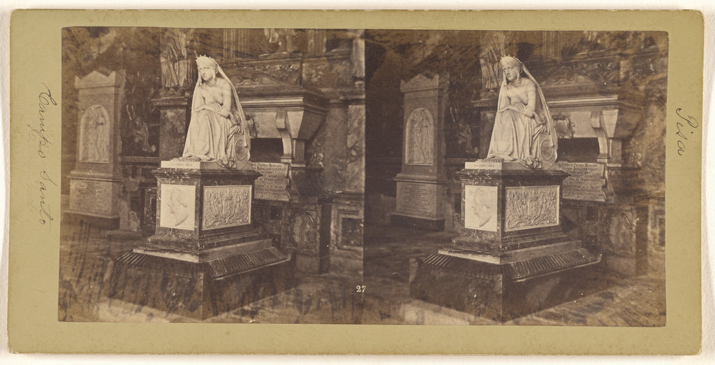 Enrico Van Lint:[Pisa, Interior, Santo Campo], Poster Print Wall Art