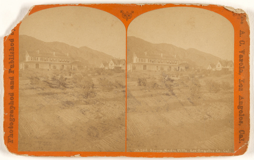 A.C. Varela:Sierra Madre Villa, Los Angeles Co., Cal., Poster Print Wall Art