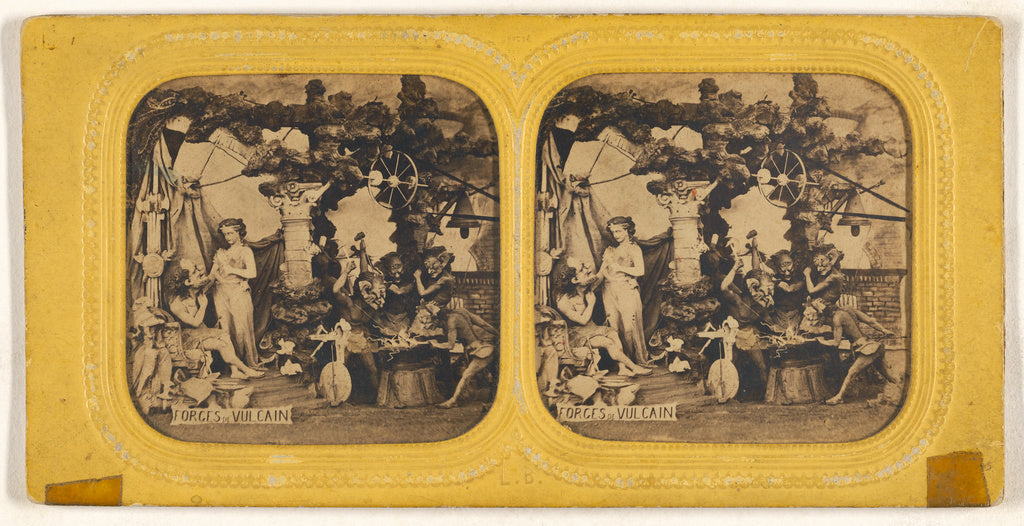 LeBas:[Scene of "Forces de Vulcan"], Poster Print Wall Art