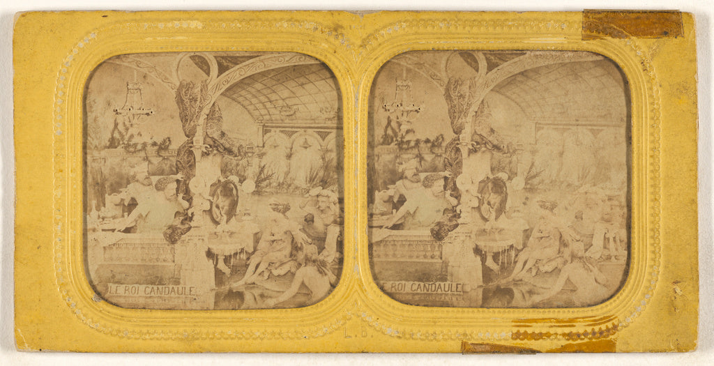 LeBas:[Scene of "Le Roi Candaule"], Poster Print Wall Art