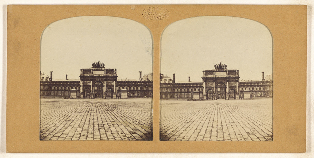 F. Grau [G.A.F.]:[Arc de Carouselle, Paris, France], Poster Print Wall Art