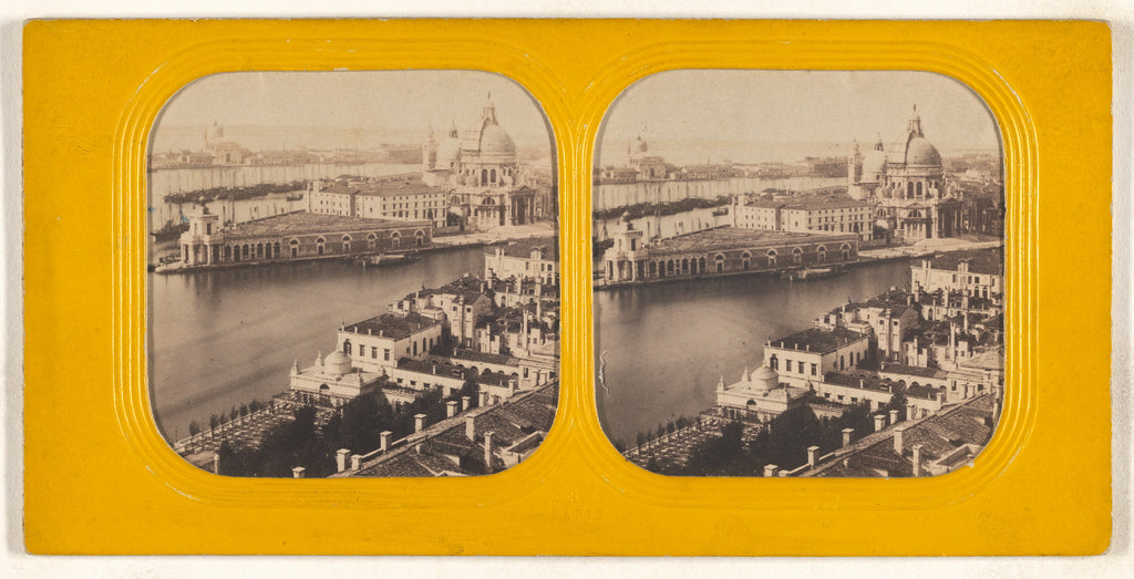 Charles Gaudin [Ch. G.]:[S. Maria della Salute, (---illeg.) , Poster Print Wall Art