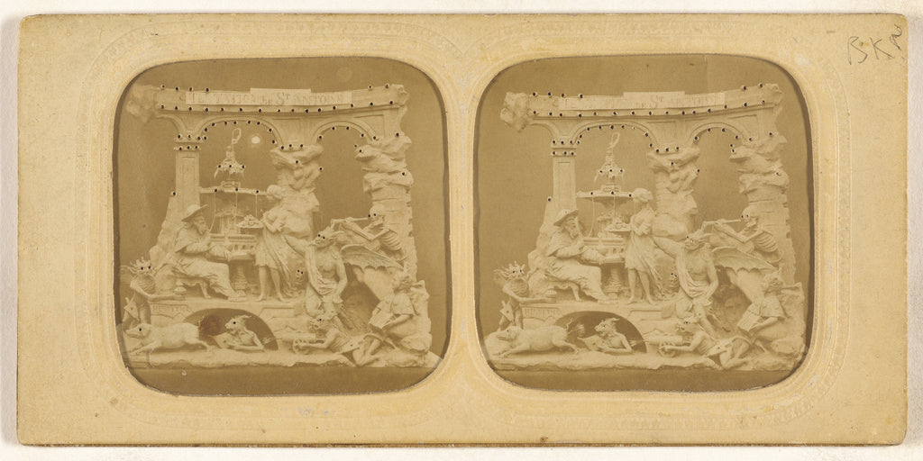 Adolphe BlockAttributed to:[Temtation de St Antoine], Poster Print Wall Art