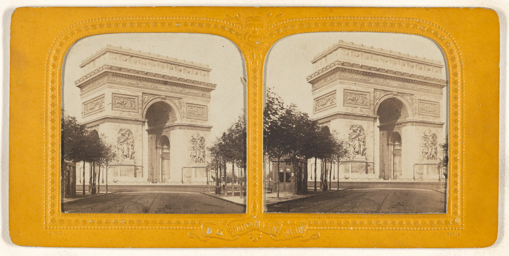 Adolphe Block:[Arc de Triomphe de l'Etoile, Paris],16x12"(A3)Poster