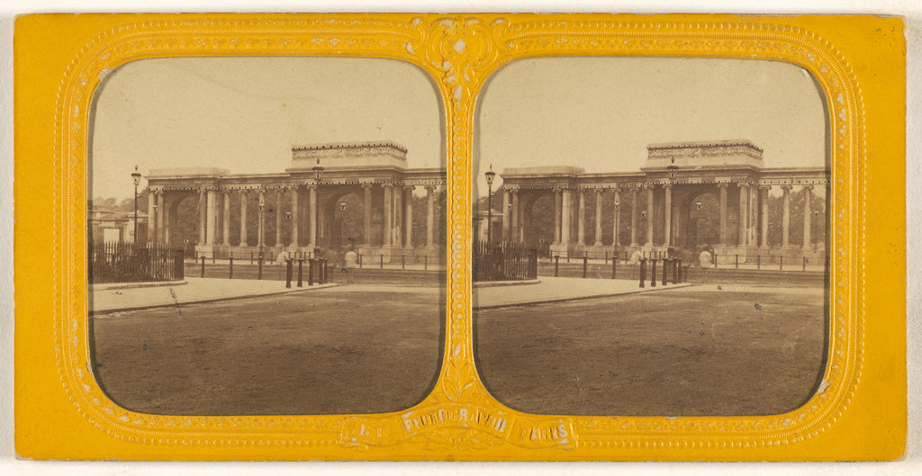 Adolphe Block:[Colonnade de Hyde Park], Poster Print Wall Art