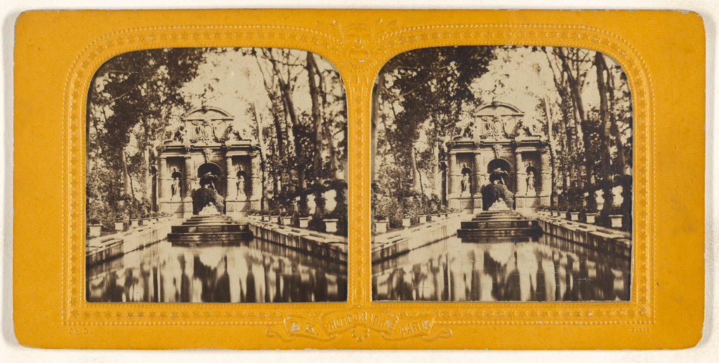 Adolphe Block:[Fontaine de Medicis, Paris],16x12"(A3)Poster