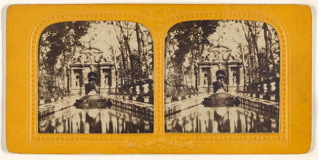 Adolphe Block:[Fontaine de Medicis, Paris], Poster Print Wall Art