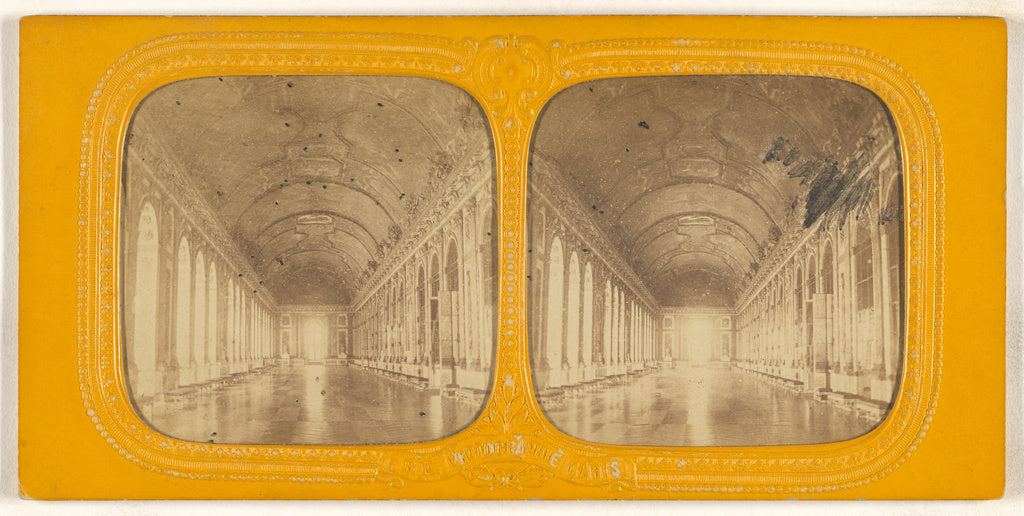 Adolphe Block:[Galerie des Glaces, Versailles], Poster Print Wall Art