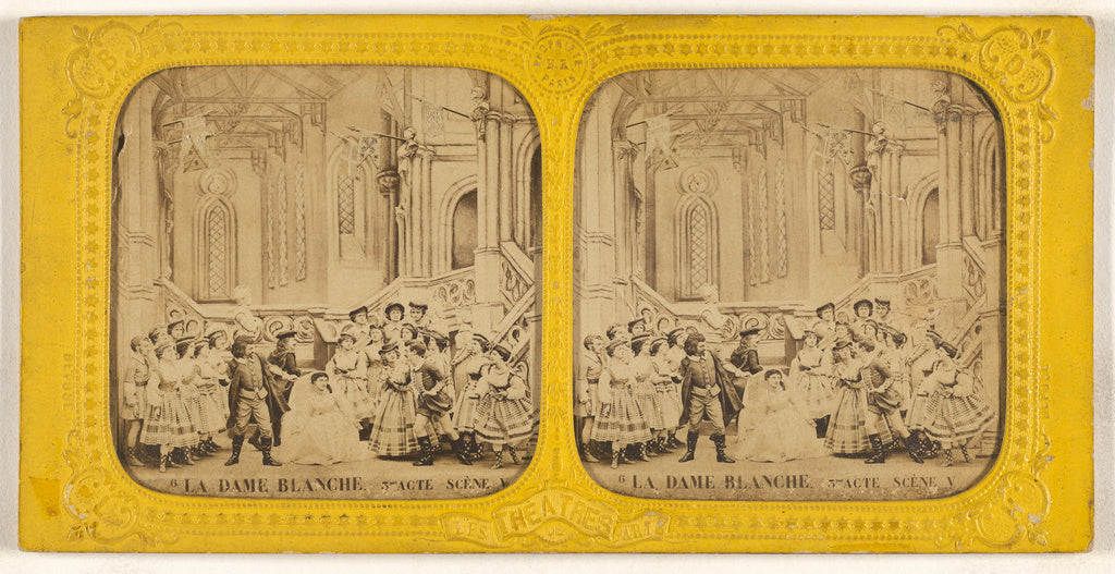 Adolphe Block:[La Dame Blanche. 3me Acte Scene V], Poster Print Wall Art
