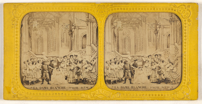 Adolphe Block:[La Dame Blanche. 3me Acte Scene V],16x12