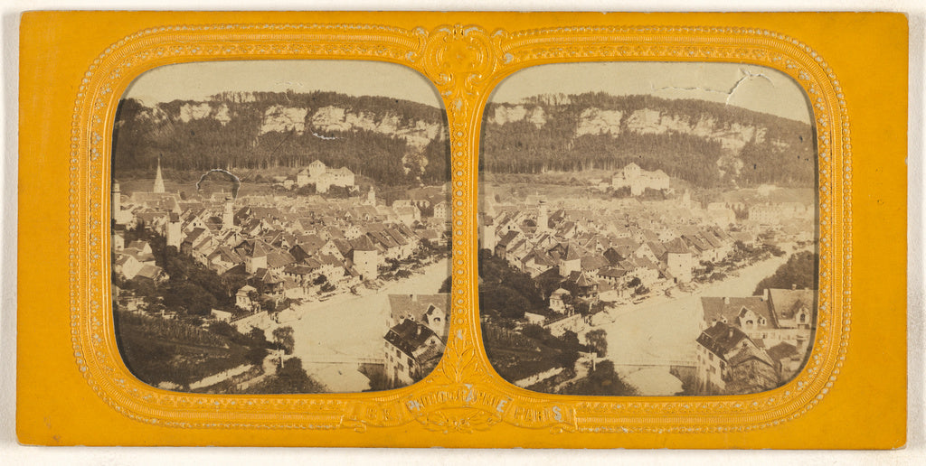 Adolphe Block:[Panorama de Feldkirch], Poster Print Wall Art