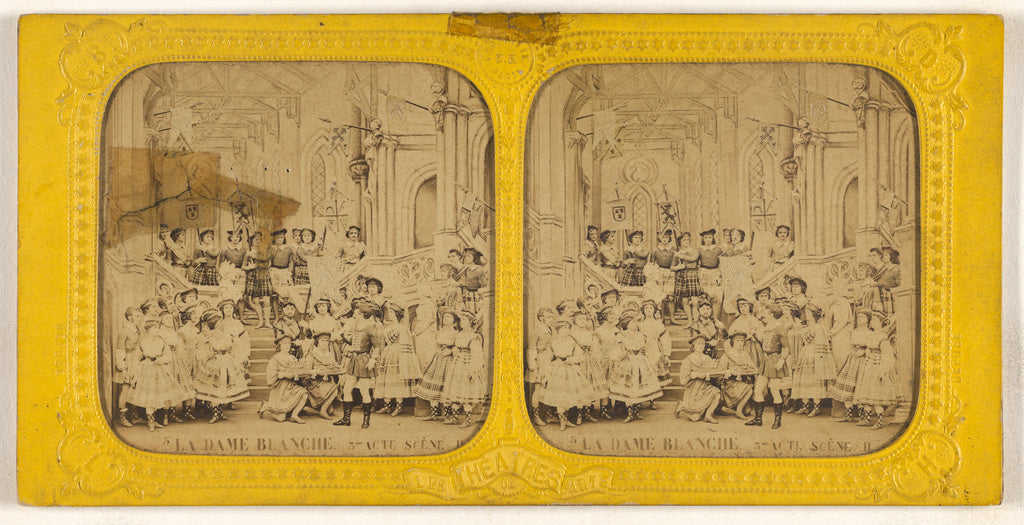 Adolphe Block:[La Dame Blanche 5me Acte Scene II], Poster Print Wall Art