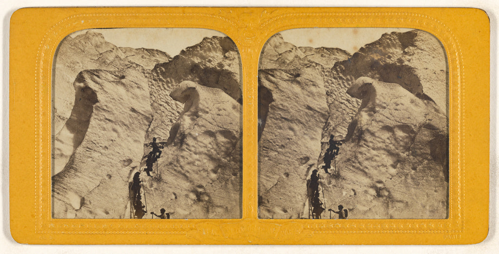 Adolphe Block:[Ascension au Mont Blanc, Chamonix], Poster Print Wall Art