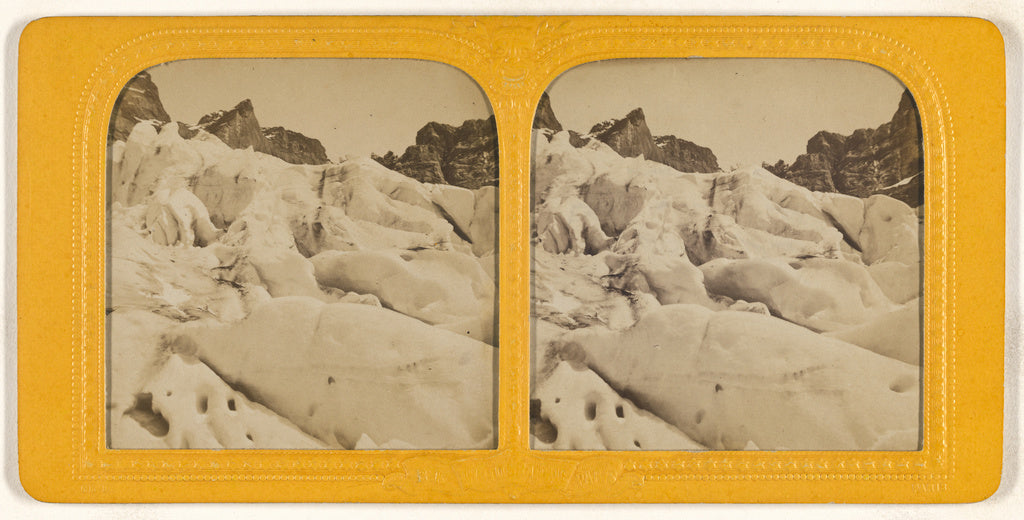 Adolphe Block:[Glacier superieur a Grindelwals, Suisse], Poster Print Wall Art