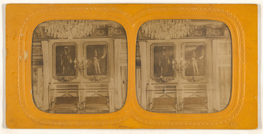 E. Lamy:[Salle de Marchaux, Tuileries], Poster Print Wall Art