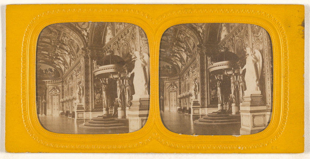 E. Lamy:[Salle du Trone au Luxembourg], Poster Print Wall Art