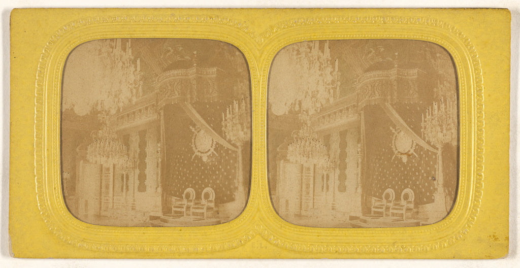 E. Lamy:[Salle du Trone aux Tuileries, Paris.], Poster Print Wall Art